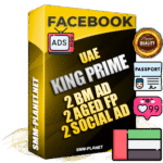 SUPER TRUST KING PRIME UAE Facebook Ad Accounts - 2 BM Ad Accounts + 2 Ad Accounts on King Profile + 2 aged Fan Pages with huge organic reach and active subscribers