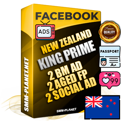 SUPER TRUST KING PRIME New Zealand Facebook Ad Accounts - 2 BM Ad Accounts + 2 Ad Accounts on King Profile + 2 aged Fan Pages with huge organic reach and active subscribers