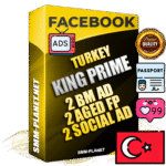 SUPER TRUST KING PRIME Turkish Facebook Ad Accounts - 2 BM Ad Accounts + 2 Ad Accounts on King Profile + 2 aged Fan Pages with huge organic reach and active subscribers