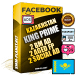 SUPER TRUST KING PRIME Kazakh Facebook Ad Accounts - 2 BM Ad Accounts + 2 Ad Accounts on King Profile + 2 aged Fan Pages with huge organic reach and active subscribers