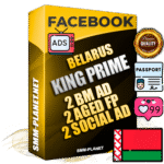 SUPER TRUST KING PRIME Belarusian Facebook Ad Accounts - 2 BM Ad Accounts + 2 Ad Accounts on King Profile + 2 aged Fan Pages with huge organic reach and active subscribers