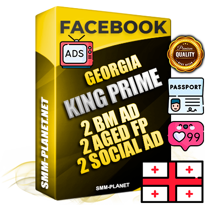 SUPER TRUST KING PRIME Georgian Facebook Ad Accounts - 2 BM Ad Accounts + 2 Ad Accounts on King Profile + 2 aged Fan Pages with huge organic reach and active subscribers