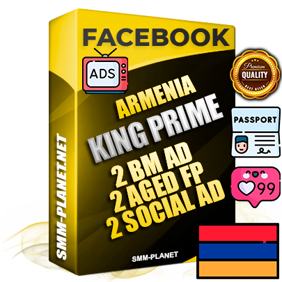 SUPER TRUST KING PRIME Armenian Facebook Ad Accounts - 2 BM Ad Accounts + 2 Ad Accounts on King Profile + 2 aged Fan Pages with huge organic reach and active subscribers
