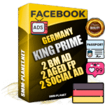 SUPER TRUST KING PRIME German Facebook Ad Accounts - 2 BM Ad Accounts + 2 Ad Accounts on King Profile + 2 aged Fan Pages with huge organic reach and active subscribers
