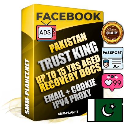SUPER TRUST KING Pakistani Facebook Ad Accounts