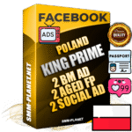 SUPER TRUST KING PRIME Polish Facebook Ad Accounts - 2 BM Ad Accounts + 2 Ad Accounts on King Profile + 2 aged Fan Pages with huge organic reach and active subscribers