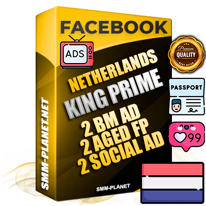 SUPER TRUST KING PRIME Dutch Facebook Ad Accounts - 2 BM Ad Accounts + 2 Ad Accounts on King Profile + 2 aged Fan Pages with huge organic reach and active subscribers