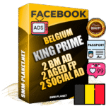 SUPER TRUST KING PRIME Belgian Facebook Ad Accounts - 2 BM Ad Accounts + 2 Ad Accounts on King Profile + 2 aged Fan Pages with huge organic reach and active subscribers