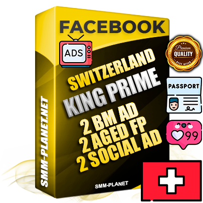 SUPER TRUST KING PRIME Swiss Facebook Ad Accounts - 2 BM Ad Accounts + 2 Ad Accounts on King Profile + 2 aged Fan Pages with huge organic reach and active subscribers