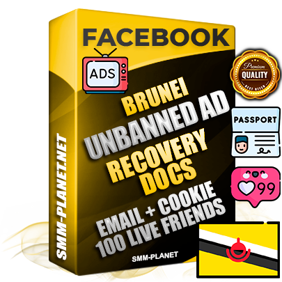 Premium Brunei Unbanned FB Ad Accounts with Recovery Docs