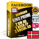 SUPER TRUST KING PRIME Danish Facebook Ad Accounts - 2 BM Ad Accounts + 2 Ad Accounts on King Profile + 2 aged Fan Pages with huge organic reach and active subscribers