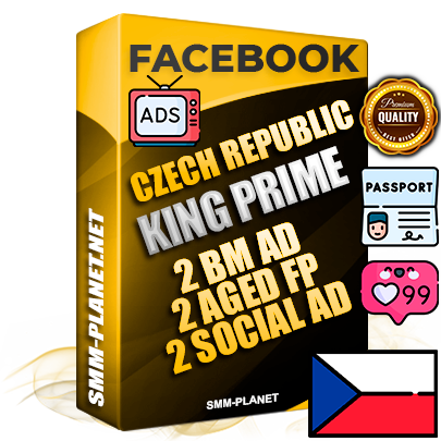 SUPER TRUST KING PRIME Czech Facebook Ad Accounts - 2 BM Ad Accounts + 2 Ad Accounts on King Profile + 2 aged Fan Pages with huge organic reach and active subscribers