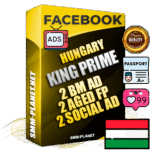 SUPER TRUST KING PRIME Hungarian Facebook Ad Accounts - 2 BM Ad Accounts + 2 Ad Accounts on King Profile + 2 aged Fan Pages with huge organic reach and active subscribers