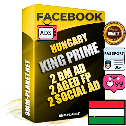 SUPER TRUST KING PRIME Hungarian Facebook Ad Accounts - 2 BM Ad Accounts + 2 Ad Accounts on King Profile + 2 aged Fan Pages with huge organic reach and active subscribers
