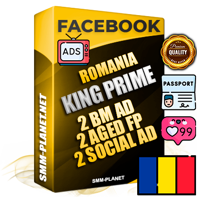 SUPER TRUST KING PRIME Romanian Facebook Ad Accounts - 2 BM Ad Accounts + 2 Ad Accounts on King Profile + 2 aged Fan Pages with huge organic reach and active subscribers