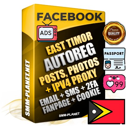 Ultimate Timorese PREMIUM AutoReg Facebook Accounts - Fully Loaded (Posts : Multi-Photos : Info)