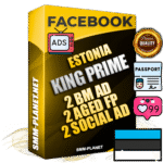 SUPER TRUST KING PRIME Estonian Facebook Ad Accounts - 2 BM Ad Accounts + 2 Ad Accounts on King Profile + 2 aged Fan Pages with huge organic reach and active subscribers