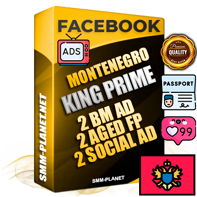 SUPER TRUST KING PRIME Montenegrin Facebook Ad Accounts - 2 BM Ad Accounts + 2 Ad Accounts on King Profile + 2 aged Fan Pages with huge organic reach and active subscribers