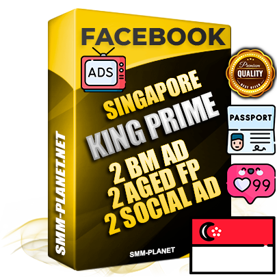 SUPER TRUST KING PRIME Singapore Facebook Ad Accounts - 2 BM Ad Accounts + 2 Ad Accounts on King Profile + 2 aged Fan Pages with huge organic reach and active subscribers