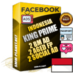 SUPER TRUST KING PRIME Indonesian Facebook Ad Accounts - 2 BM Ad Accounts + 2 Ad Accounts on King Profile + 2 aged Fan Pages with huge organic reach and active subscribers
