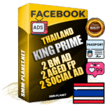SUPER TRUST KING PRIME Thai Facebook Ad Accounts - 2 BM Ad Accounts + 2 Ad Accounts on King Profile + 2 aged Fan Pages with huge organic reach and active subscribers