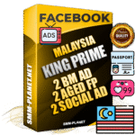SUPER TRUST KING PRIME Malaysian Facebook Ad Accounts - 2 BM Ad Accounts + 2 Ad Accounts on King Profile + 2 aged Fan Pages with huge organic reach and active subscribers