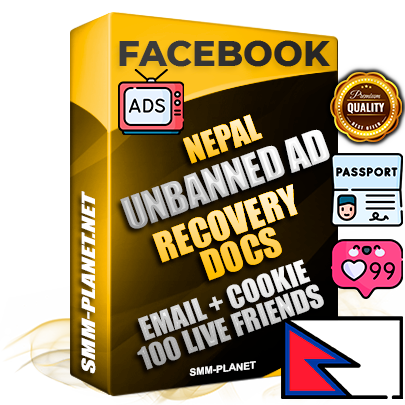 Premium Nepalese Unbanned FB Ad Accounts with Recovery Docs