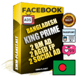 SUPER TRUST KING PRIME Laotian Facebook Ad Accounts - 2 BM Ad Accounts + 2 Ad Accounts on King Profile + 2 aged Fan Pages with huge organic reach and active subscribers
