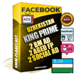 SUPER TRUST KING PRIME Uzbek Facebook Ad Accounts - 2 BM Ad Accounts + 2 Ad Accounts on King Profile + 2 aged Fan Pages with huge organic reach and active subscribers