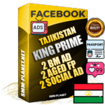 SUPER TRUST KING PRIME Tajik Facebook Ad Accounts - 2 BM Ad Accounts + 2 Ad Accounts on King Profile + 2 aged Fan Pages with huge organic reach and active subscribers