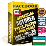 Ultimate Uzbek PREMIUM AutoReg Facebook Accounts - Fully Loaded (Posts : Multi-Photos : Info)