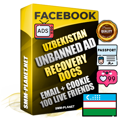 Premium Uzbek Unbanned FB Ad Accounts with Recovery Docs