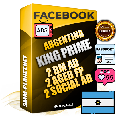 SUPER TRUST KING PRIME Argentinian Facebook Ad Accounts - 2 BM Ad Accounts + 2 Ad Accounts on King Profile + 2 aged Fan Pages with huge organic reach and active subscribers
