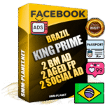 SUPER TRUST KING PRIME Brazilian Facebook Ad Accounts - 2 BM Ad Accounts + 2 Ad Accounts on King Profile + 2 aged Fan Pages with huge organic reach and active subscribers