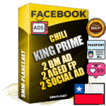 SUPER TRUST KING PRIME Chilean Facebook Ad Accounts - 2 BM Ad Accounts + 2 Ad Accounts on King Profile + 2 aged Fan Pages with huge organic reach and active subscribers