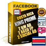 SUPER TRUST KING PRIME Costa Rican Facebook Ad Accounts - 2 BM Ad Accounts + 2 Ad Accounts on King Profile + 2 aged Fan Pages with huge organic reach and active subscribers