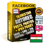 Ultimate Tajik PREMIUM AutoReg Facebook Accounts - Fully Loaded (Posts : Multi-Photos : Info)
