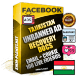 Premium Tajik Unbanned FB Ad Accounts with Recovery Docs