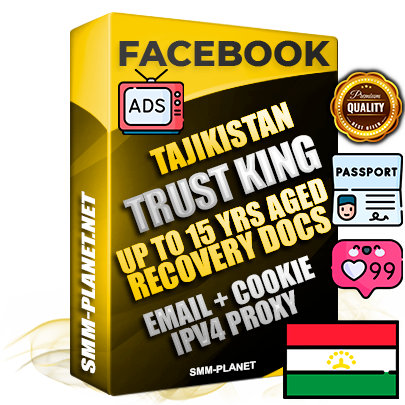SUPER TRUST KING Tajik Facebook Ad Accounts