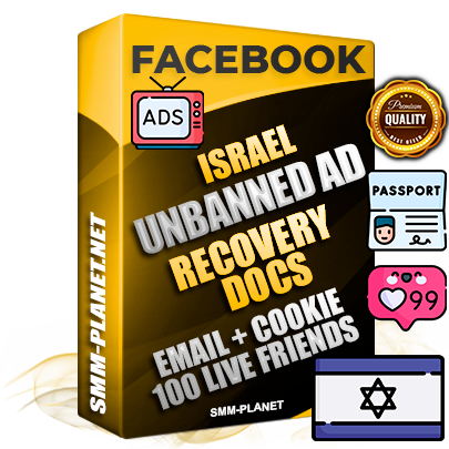 Premium Israeli Unbanned FB Ad Accounts with Recovery Docs
