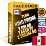 SUPER TRUST KING PRIME Peruvian Facebook Ad Accounts - 2 BM Ad Accounts + 2 Ad Accounts on King Profile + 2 aged Fan Pages with huge organic reach and active subscribers