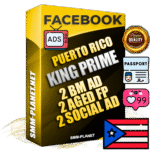 SUPER TRUST KING PRIME Puerto Rican Facebook Ad Accounts - 2 BM Ad Accounts + 2 Ad Accounts on King Profile + 2 aged Fan Pages with huge organic reach and active subscribers