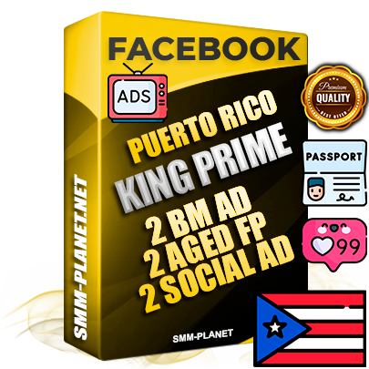 SUPER TRUST KING PRIME Puerto Rican Facebook Ad Accounts - 2 BM Ad Accounts + 2 Ad Accounts on King Profile + 2 aged Fan Pages with huge organic reach and active subscribers