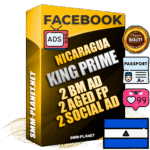 SUPER TRUST KING PRIME Nicaraguan Facebook Ad Accounts - 2 BM Ad Accounts + 2 Ad Accounts on King Profile + 2 aged Fan Pages with huge organic reach and active subscribers