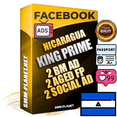 SUPER TRUST KING PRIME Nicaraguan Facebook Ad Accounts - 2 BM Ad Accounts + 2 Ad Accounts on King Profile + 2 aged Fan Pages with huge organic reach and active subscribers