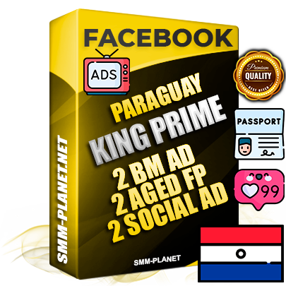SUPER TRUST KING PRIME Paraguayan Facebook Ad Accounts - 2 BM Ad Accounts + 2 Ad Accounts on King Profile + 2 aged Fan Pages with huge organic reach and active subscribers