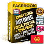 Ultimate Kyrgyz PREMIUM AutoReg Facebook Accounts - Fully Loaded (Posts : Multi-Photos : Info)