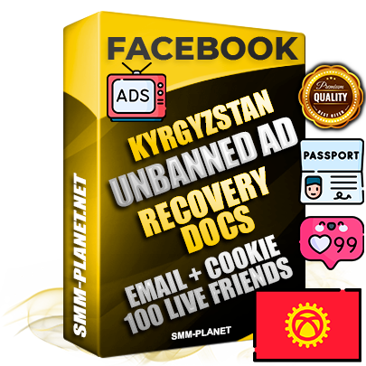 Premium Kyrgyz Unbanned FB Ad Accounts with Recovery Docs