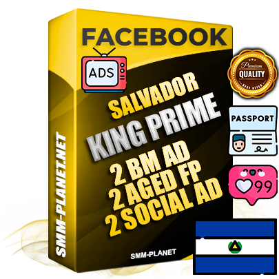 SUPER TRUST KING PRIME Salvadoran Facebook Ad Accounts - 2 BM Ad Accounts + 2 Ad Accounts on King Profile + 2 aged Fan Pages with huge organic reach and active subscribers