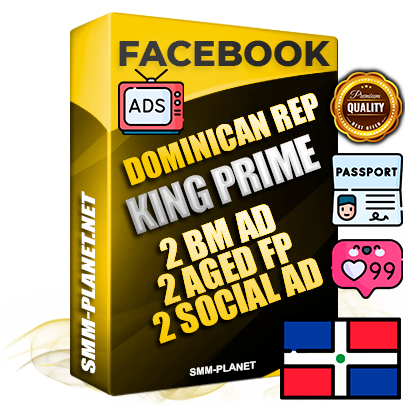 SUPER TRUST KING PRIME Dominican Facebook Ad Accounts - 2 BM Ad Accounts + 2 Ad Accounts on King Profile + 2 aged Fan Pages with huge organic reach and active subscribers